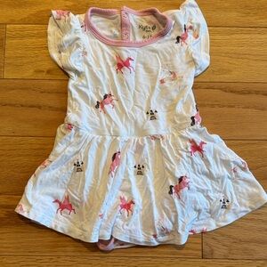 Kyte BABY Unicorn Twirl Bodysuit Dress